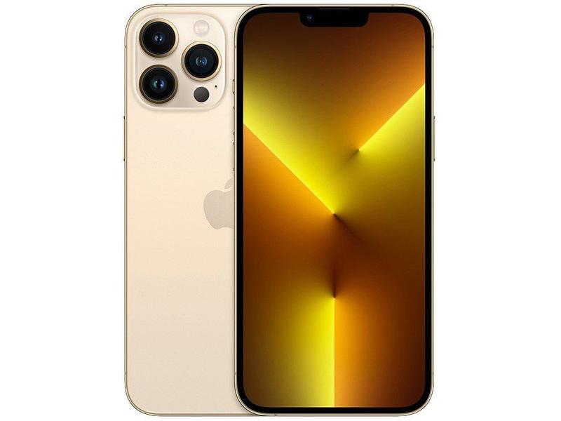 Apple iPhone 13 Pro Max 512GB Dourado - Tela 6,7” 12MP iOS